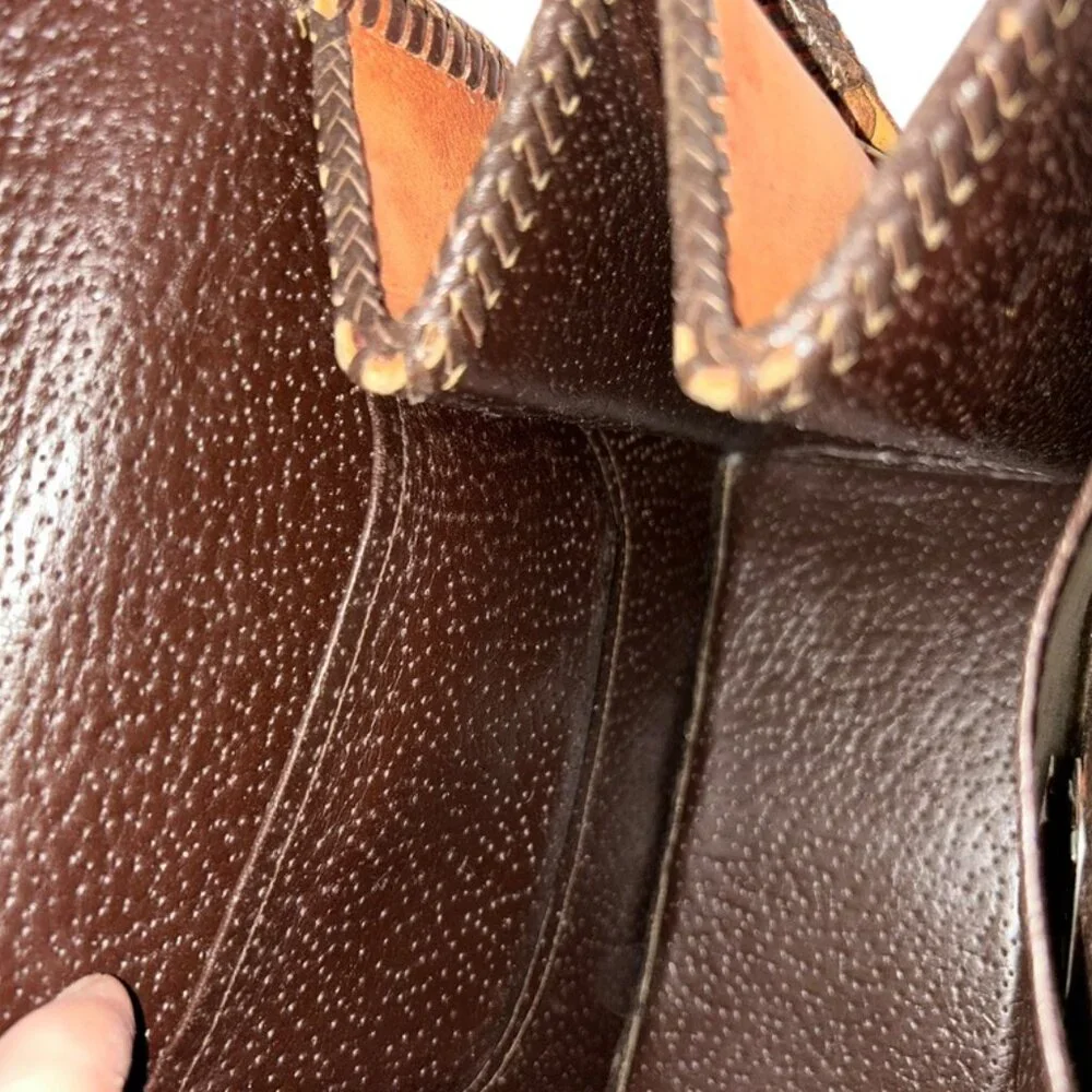 RJM Hand Tooled Leather bag hand tooled